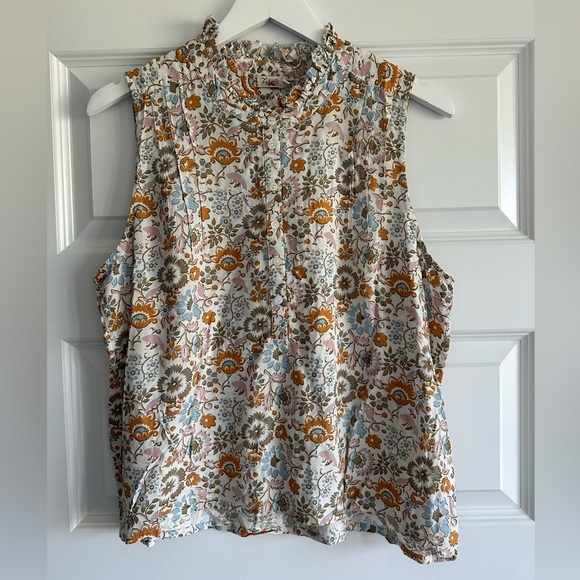 Faherty Women's Faith Blouse NWT - Picture 4 of 14